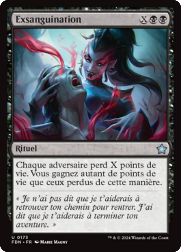 Exsanguination — Foundations — Magic: The Gathering