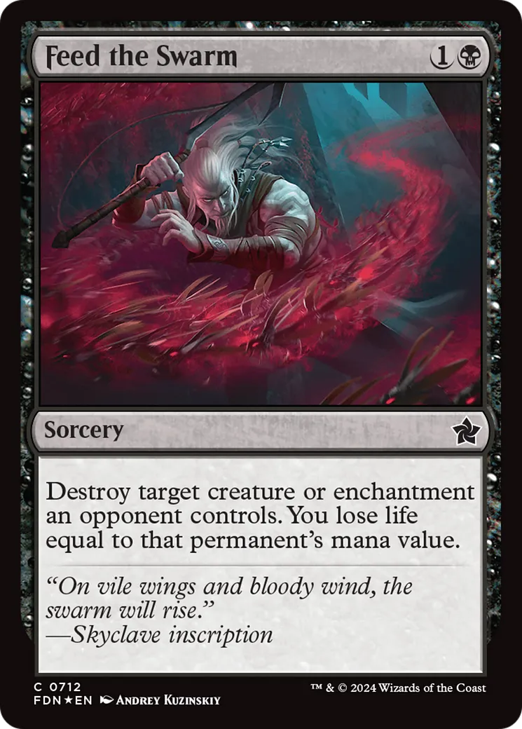 Nourrir l'essaim — Foundations — Magic: The Gathering