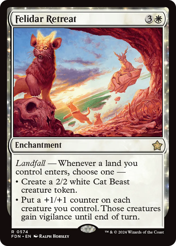 Refuge félidar — Foundations — Magic: The Gathering