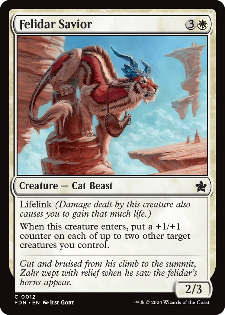 Felidar Savior — Foundations — Magic: The Gathering