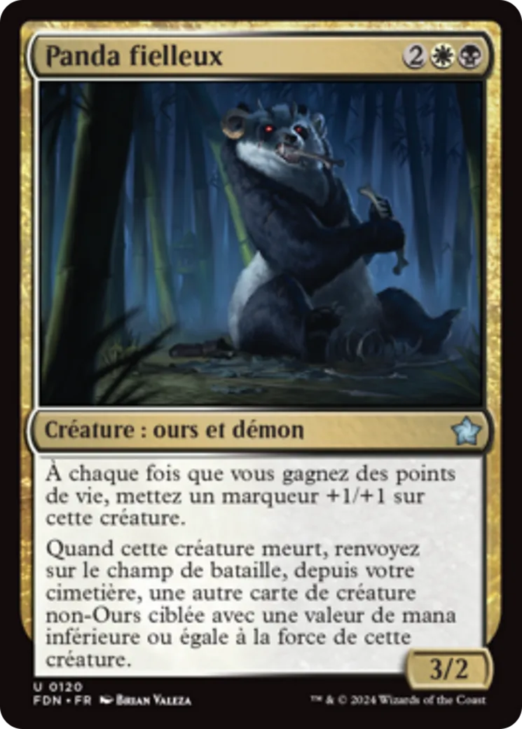 Panda fielleux — Foundations — Magic: The Gathering