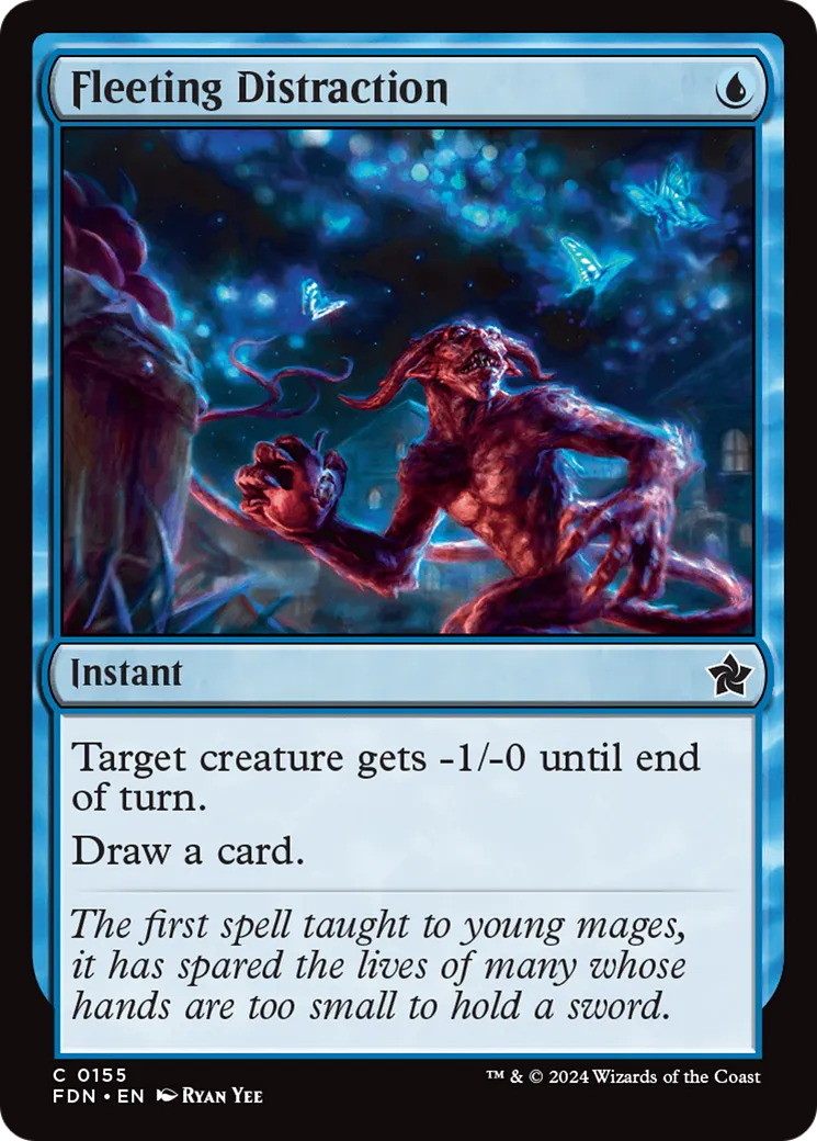 Fleeting Distraction — Foundations — Magic: The Gathering