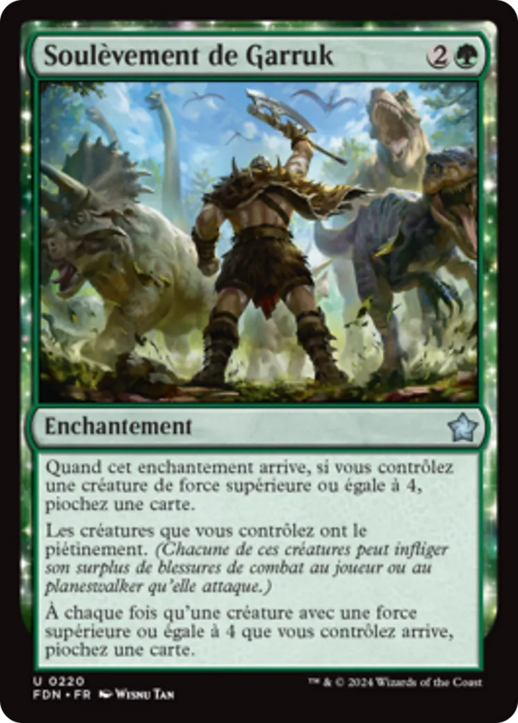 Soulèvement de Garruk — Foundations — Magic: The Gathering