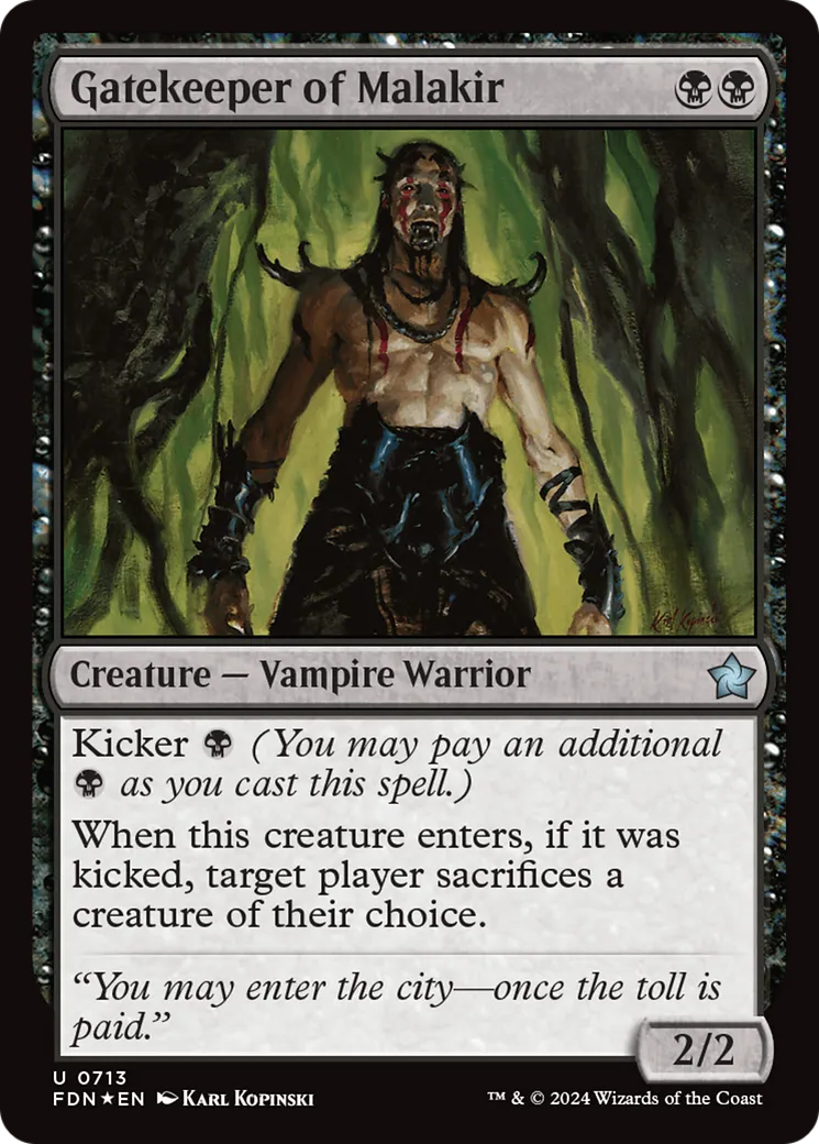 Gardien de la porte de Malakir — Foundations — Magic: The Gathering