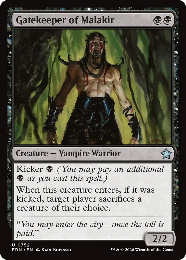 Gardien de la porte de Malakir — Foundations — Magic: The Gathering