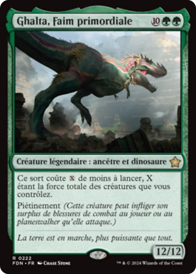 Ghalta, Faim primordiale — Foundations — Magic: The Gathering