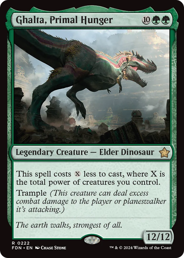 Ghalta, Primal Hunger — Foundations — Magic: The Gathering