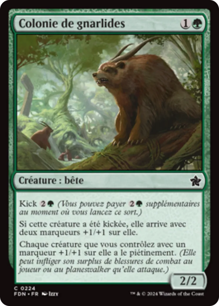 Colonie de gnarlides — Foundations — Magic: The Gathering