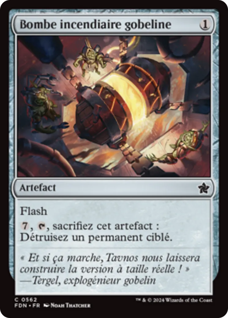 Bombe incendiaire gobeline — Foundations — Magic: The Gathering