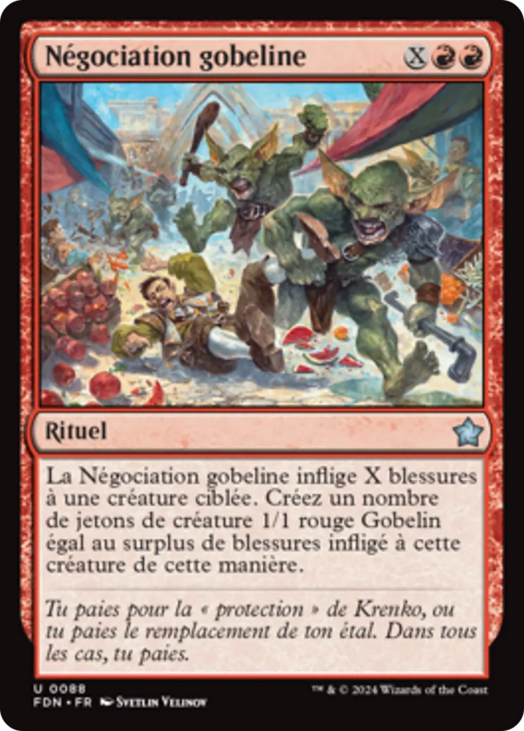 Négociation gobeline — Foundations — Magic: The Gathering