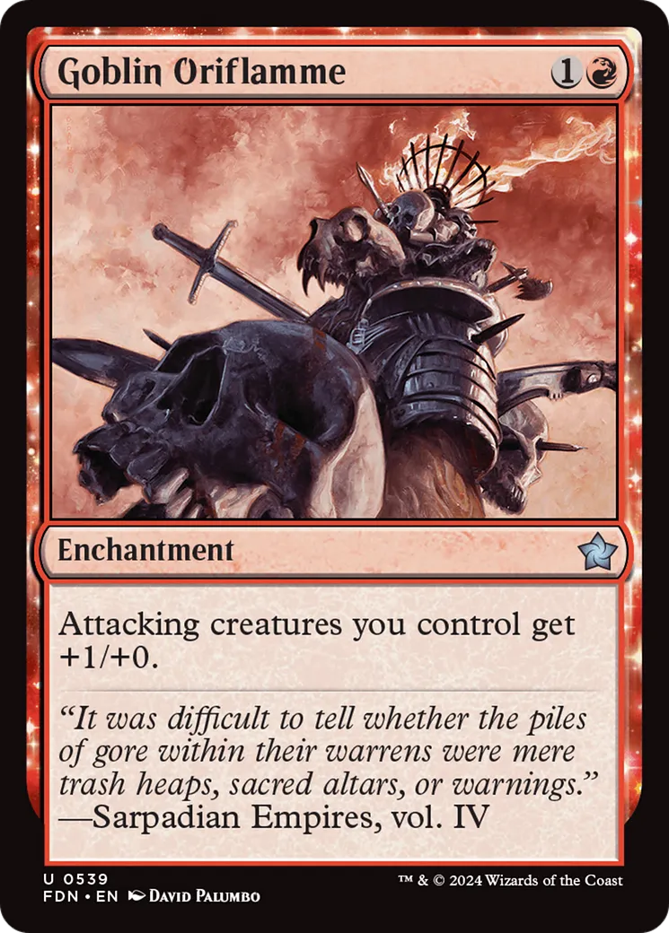 Goblin Oriflamme — Foundations — Magic: The Gathering