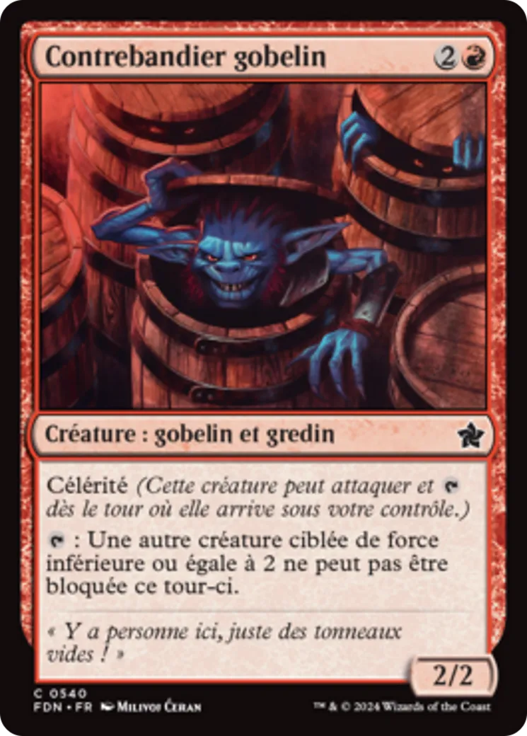 Contrebandier gobelin — Foundations — Magic: The Gathering