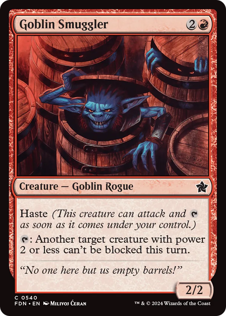 Goblin Smuggler — Foundations — Magic: The Gathering