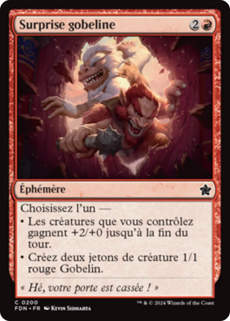 Surprise gobeline — Foundations — Magic: The Gathering