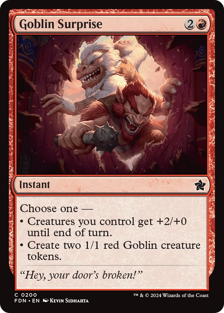 Goblin Surprise — Foundations — Magic: The Gathering