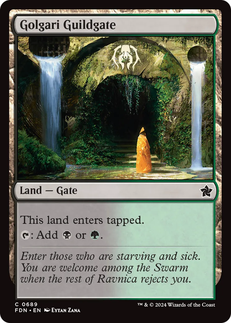 Porte de la guilde de Golgari — Foundations — Magic: The Gathering