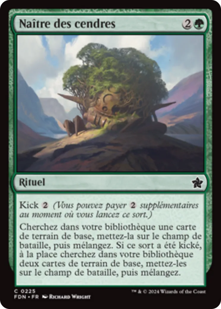 Naître des cendres — Foundations — Magic: The Gathering