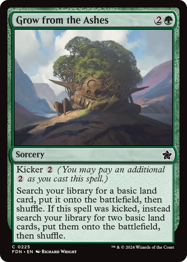 Grow from the Ashes — Foundations — Magic: The Gathering
