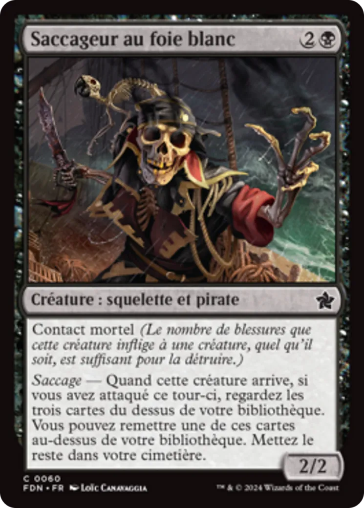 Saccageur au foie blanc — Foundations — Magic: The Gathering