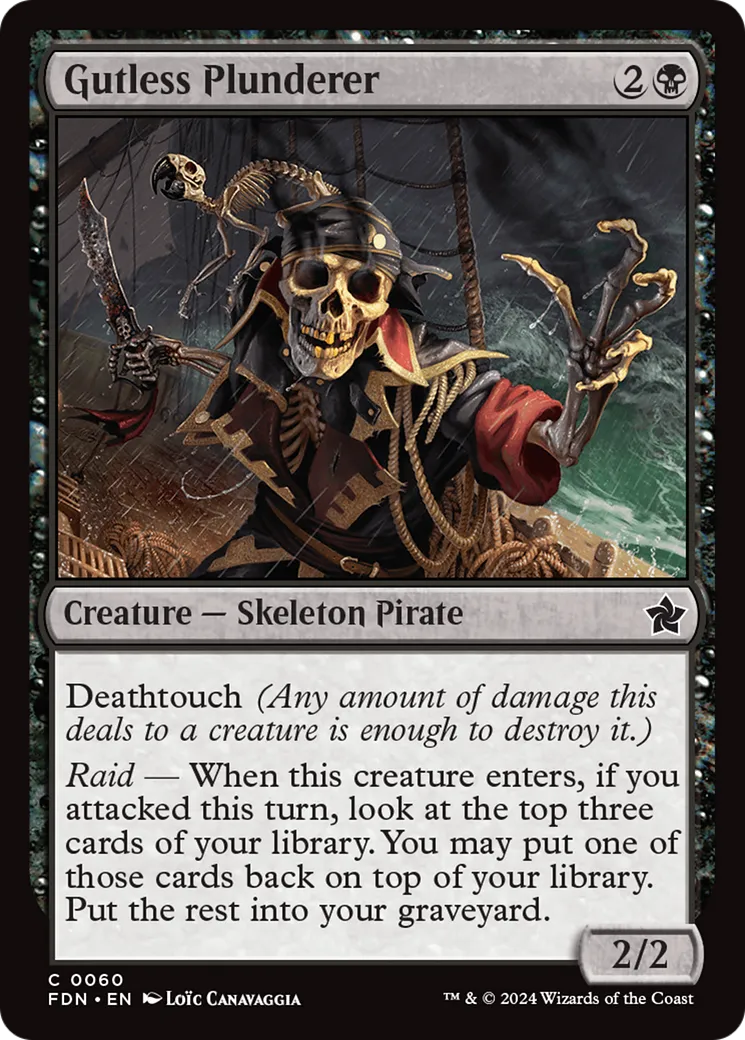 Gutless Plunderer — Foundations — Magic: The Gathering