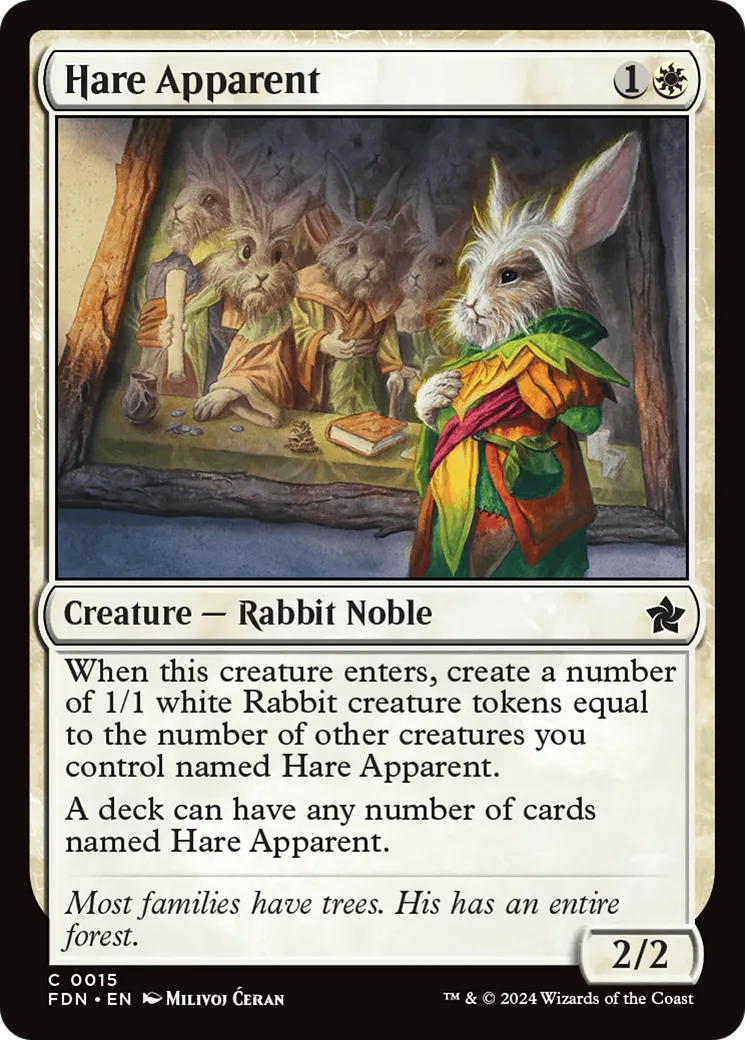 Hare Apparent — Foundations — Magic: The Gathering