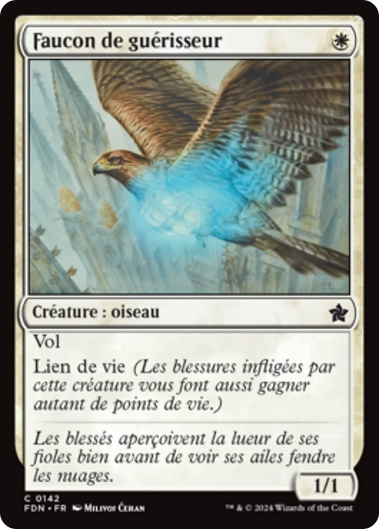 Faucon de guérisseur — Foundations — Magic: The Gathering