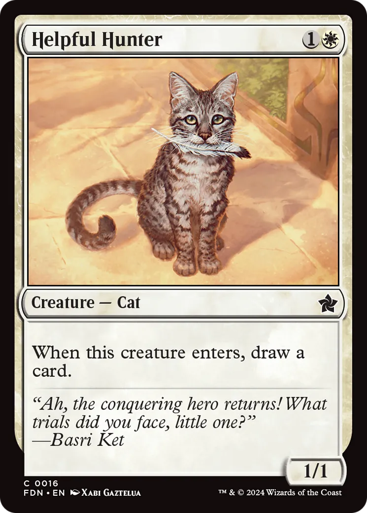 Chasseur serviable — Foundations — Magic: The Gathering