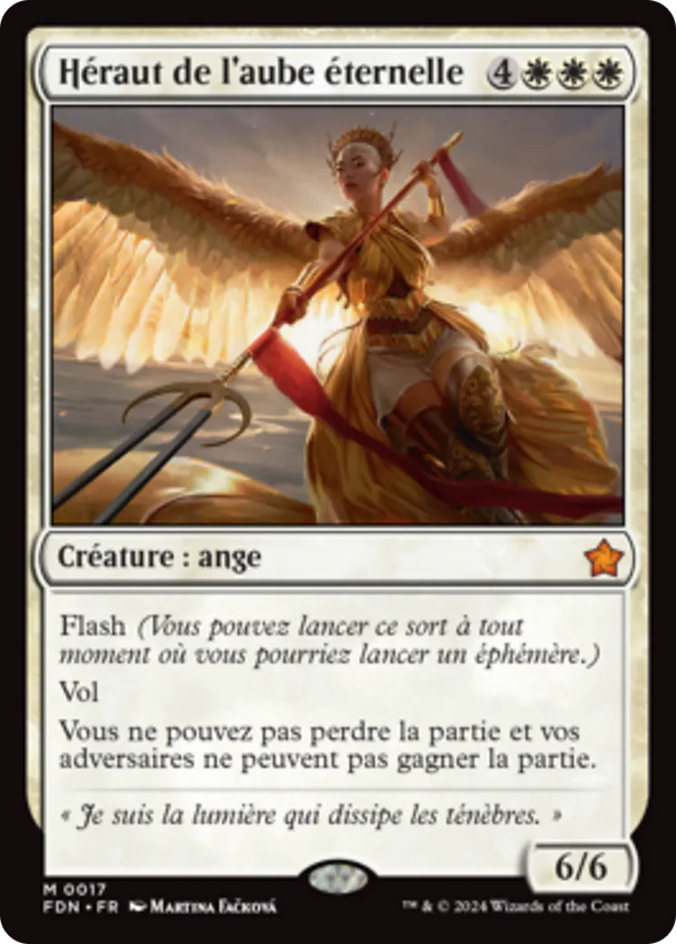 Héraut de l'aube éternelle — Foundations — Magic: The Gathering
