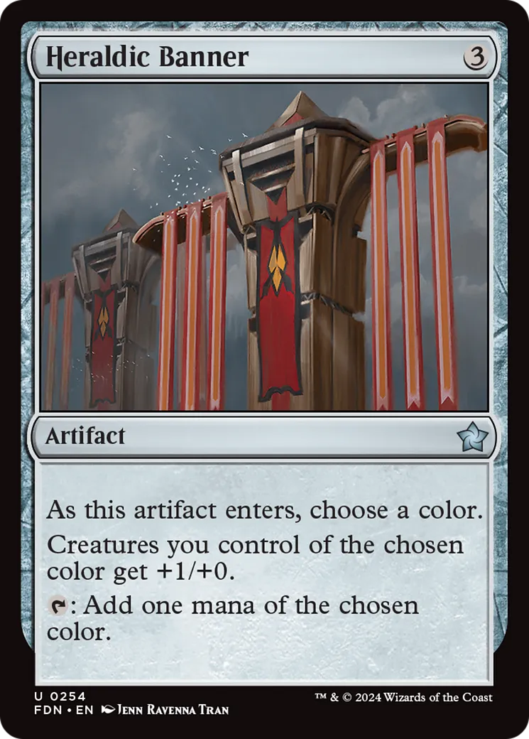 Bannière héraldique — Foundations — Magic: The Gathering