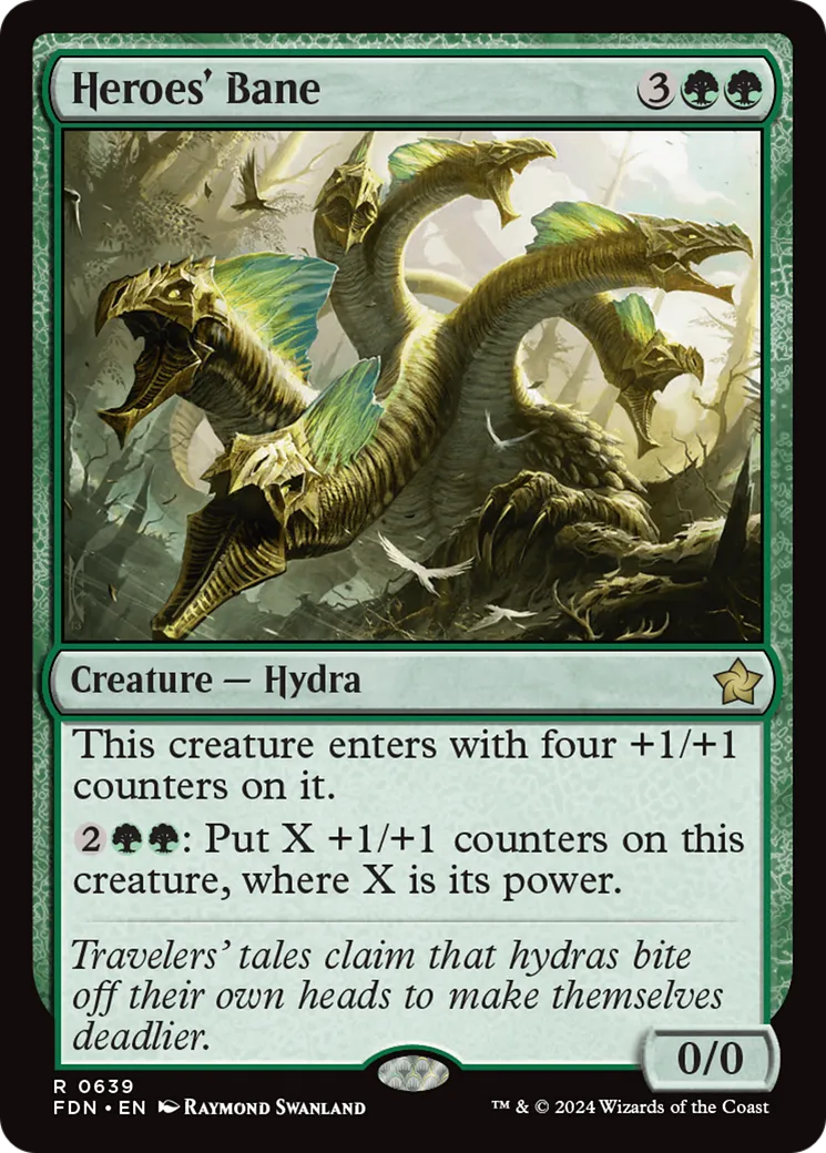 Fléau des héros — Foundations — Magic: The Gathering
