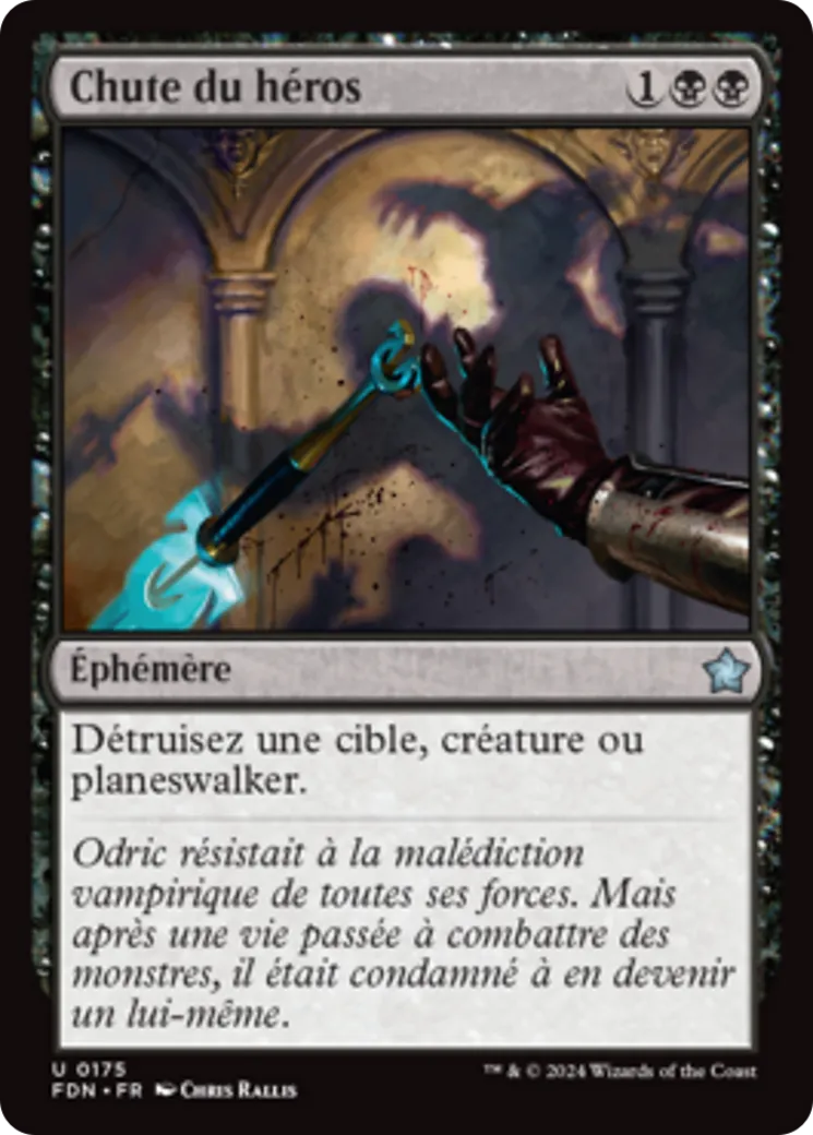 Chute du héros — Foundations — Magic: The Gathering