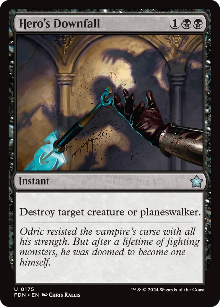 Chute du héros — Foundations — Magic: The Gathering