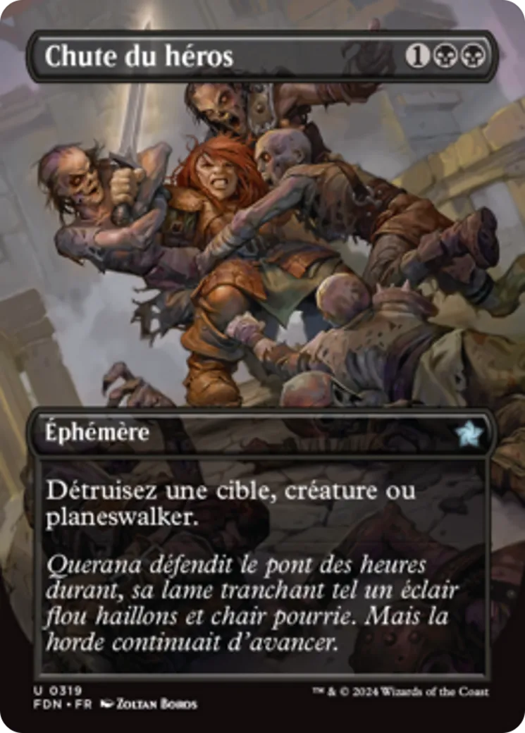 Chute du héros — Foundations — Magic: The Gathering