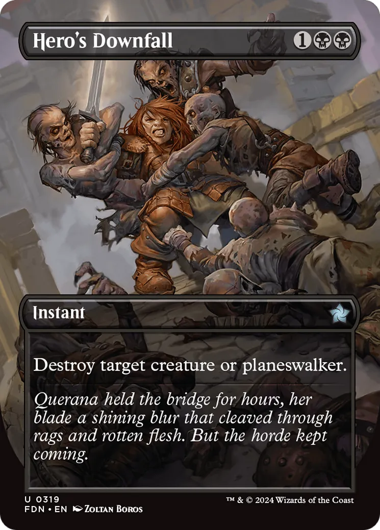 Chute du héros — Foundations — Magic: The Gathering