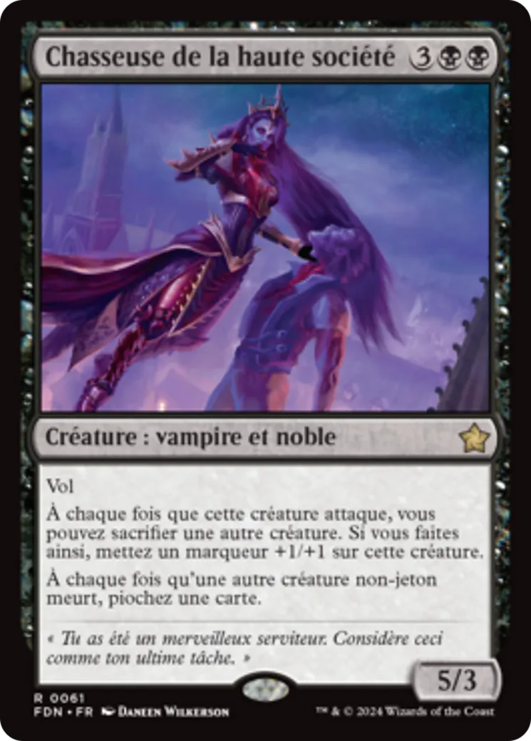 Chasseuse de la haute société — Foundations — Magic: The Gathering
