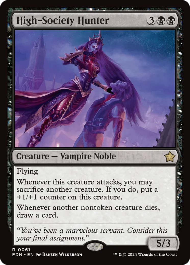 Chasseuse de la haute société — Foundations — Magic: The Gathering