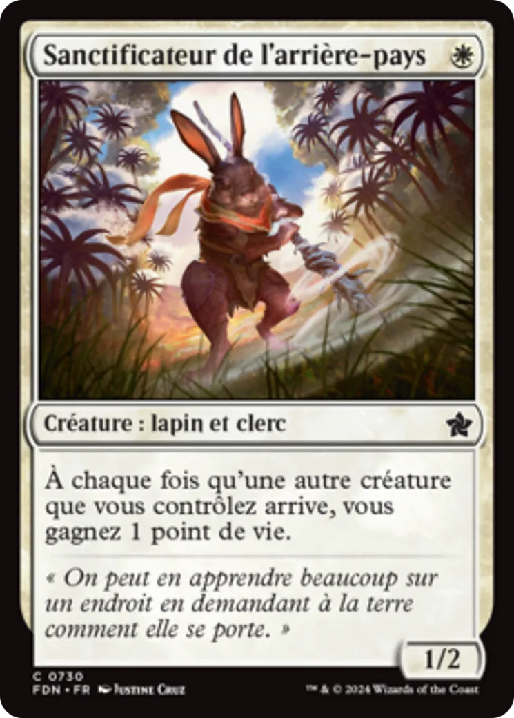 Sanctificateur de l'arrière-pays — Foundations — Magic: The Gathering