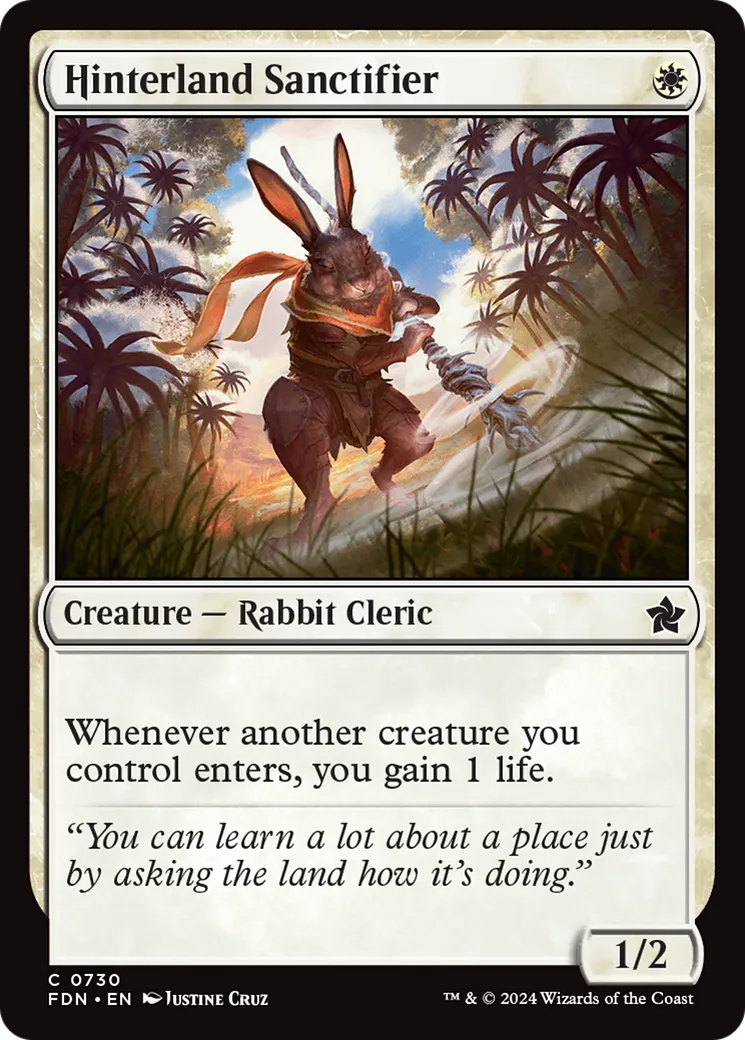 Hinterland Sanctifier — Foundations — Magic: The Gathering
