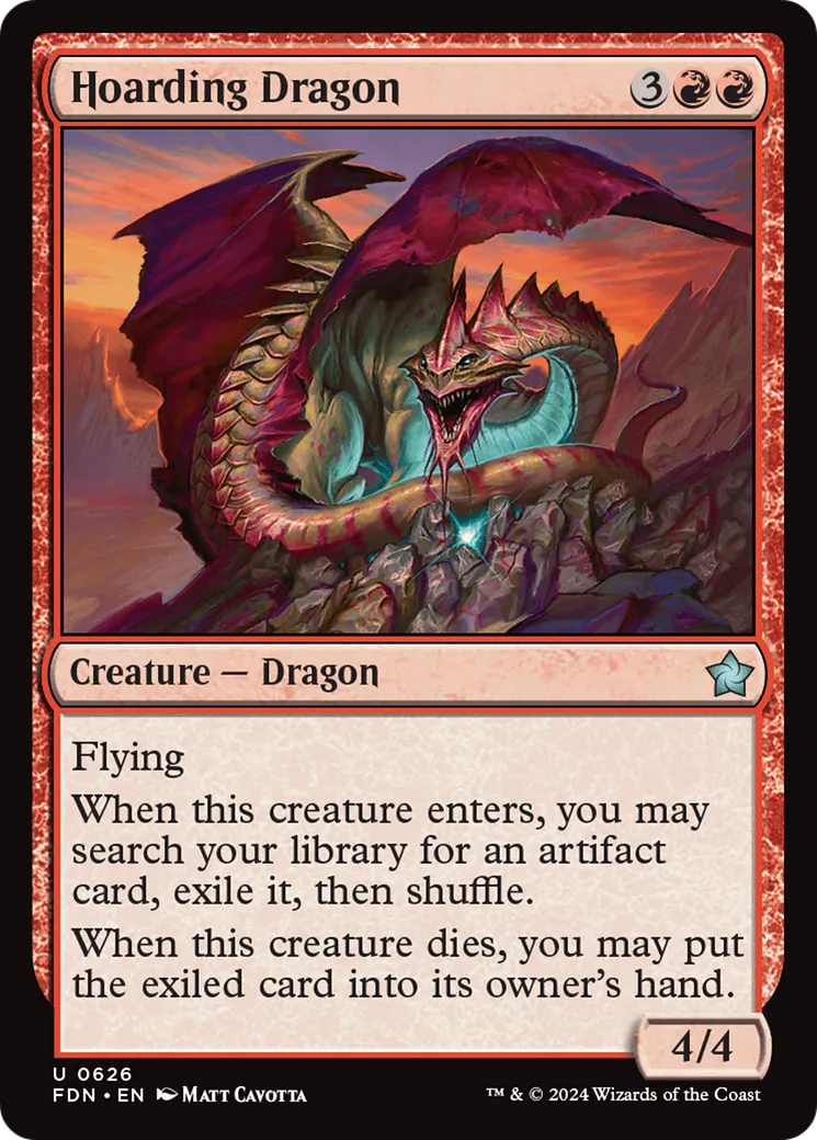 Dragon entasseur — Foundations — Magic: The Gathering