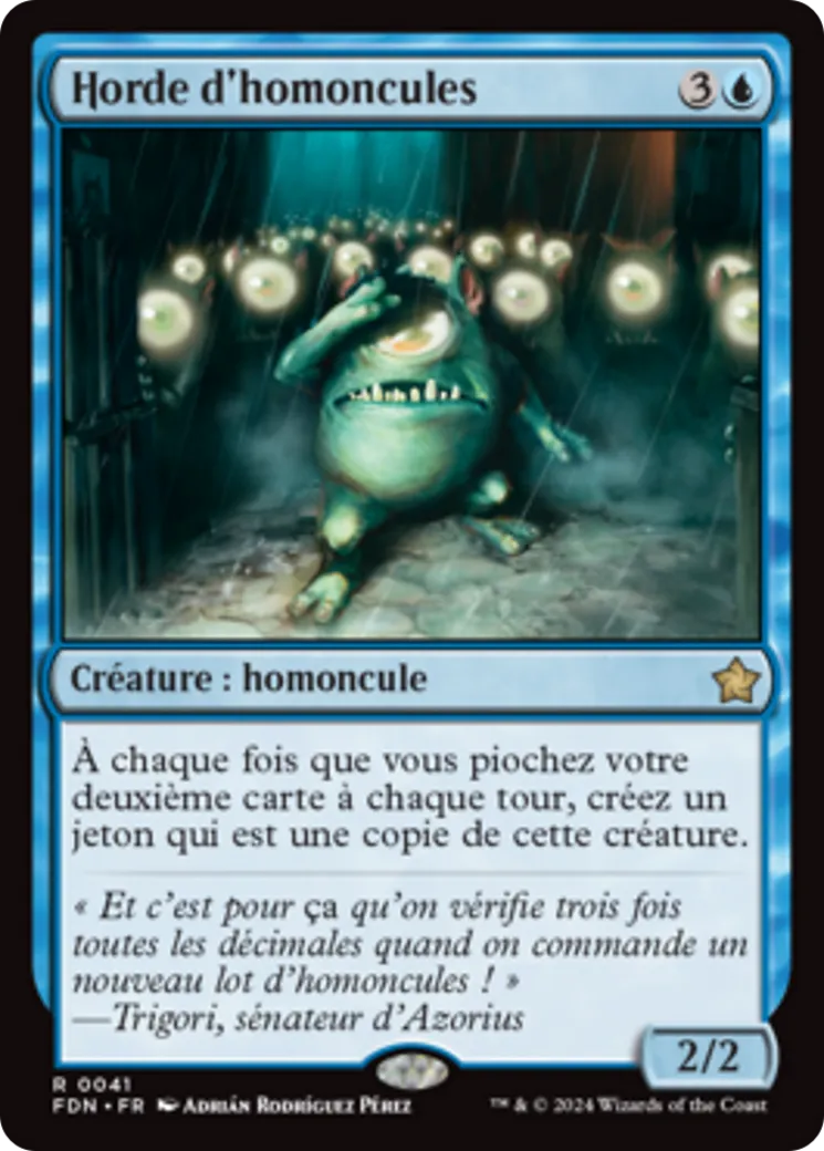 Horde d'homoncules — Foundations — Magic: The Gathering