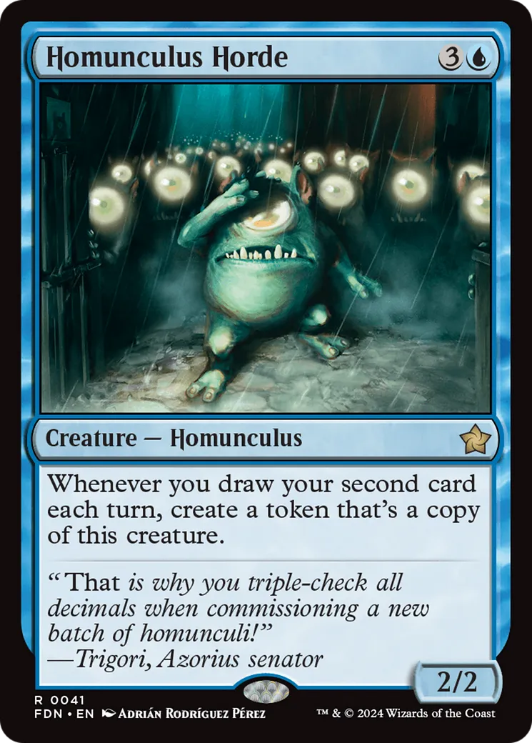 Horde d'homoncules — Foundations — Magic: The Gathering