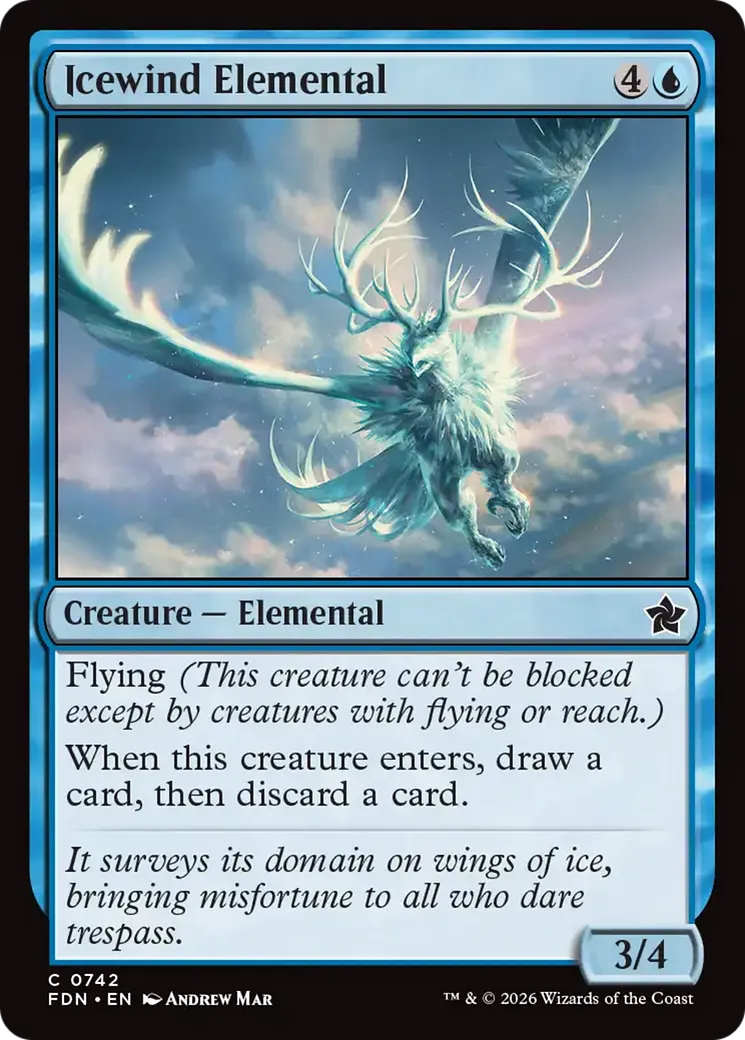 Élémental de Valbise — Foundations — Magic: The Gathering