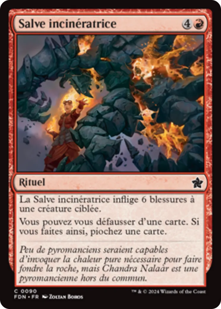 Salve incinératrice — Foundations — Magic: The Gathering