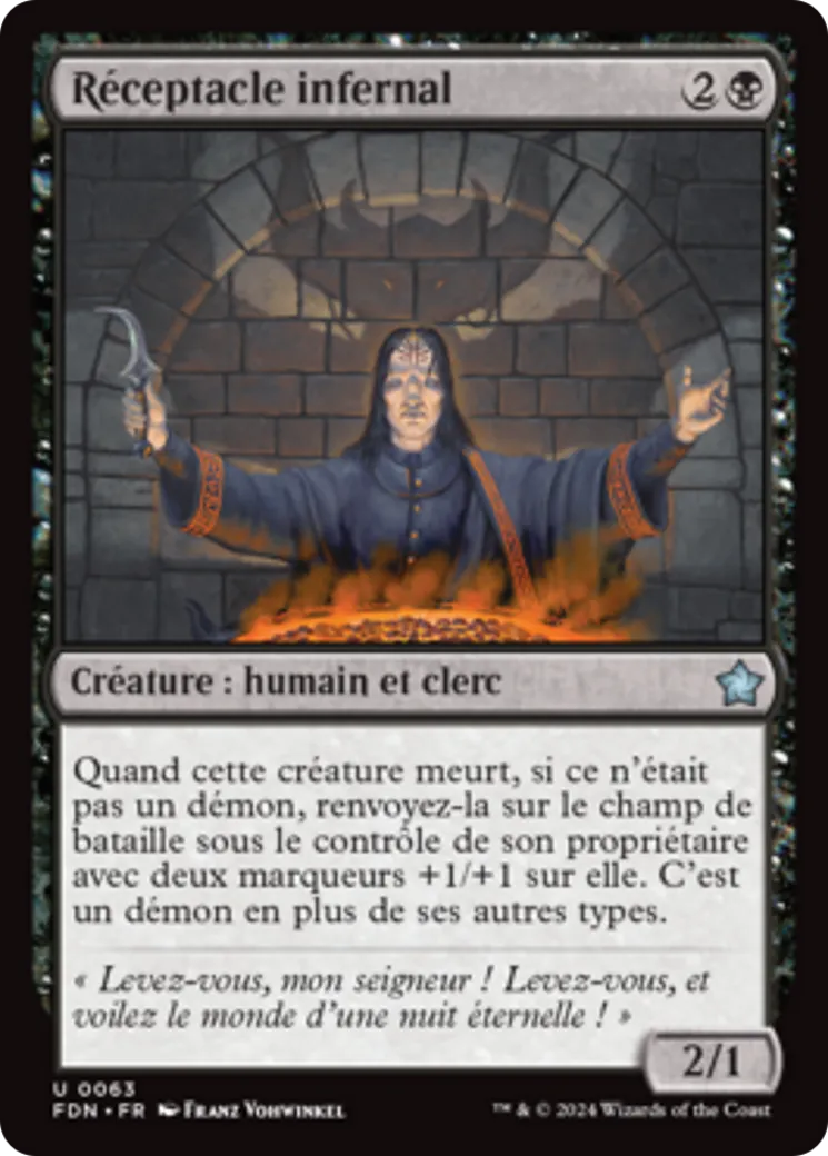 Réceptacle infernal — Foundations — Magic: The Gathering