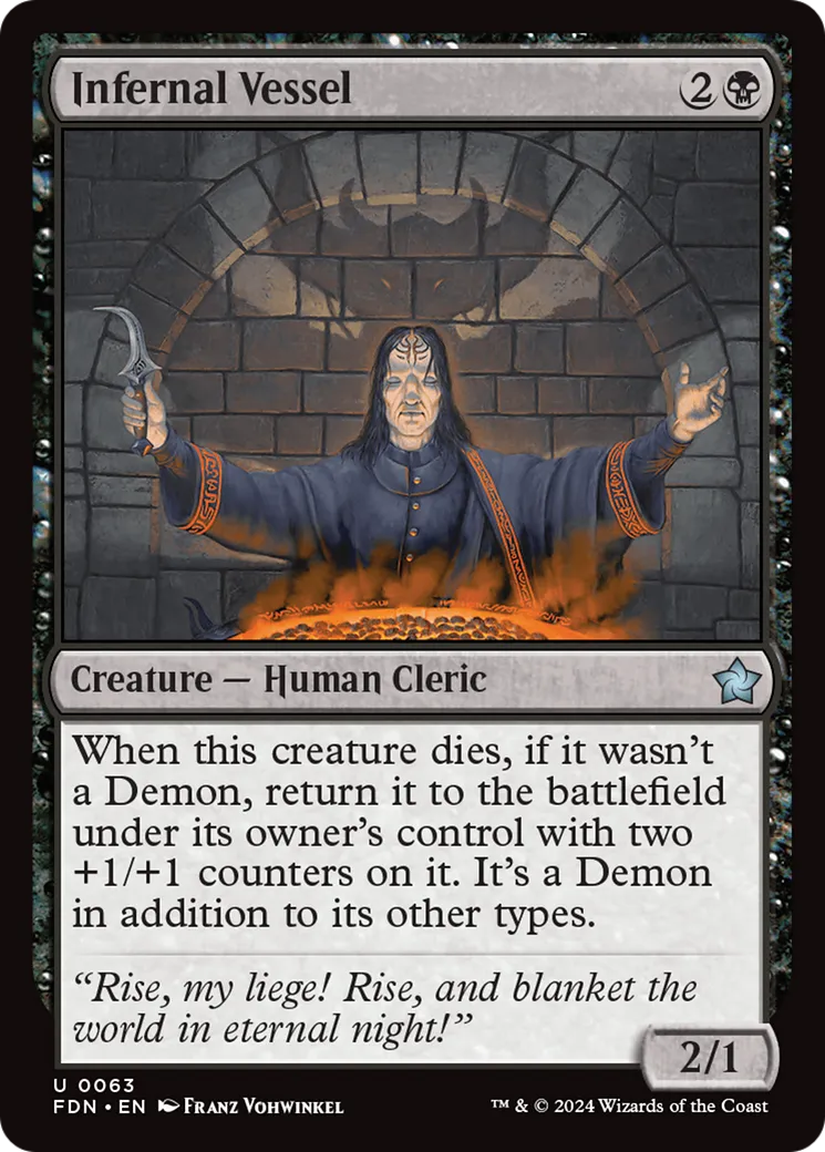 Réceptacle infernal — Foundations — Magic: The Gathering
