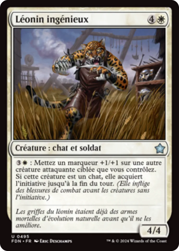 Léonin ingénieux — Foundations — Magic: The Gathering