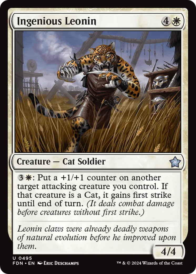 Léonin ingénieux — Foundations — Magic: The Gathering