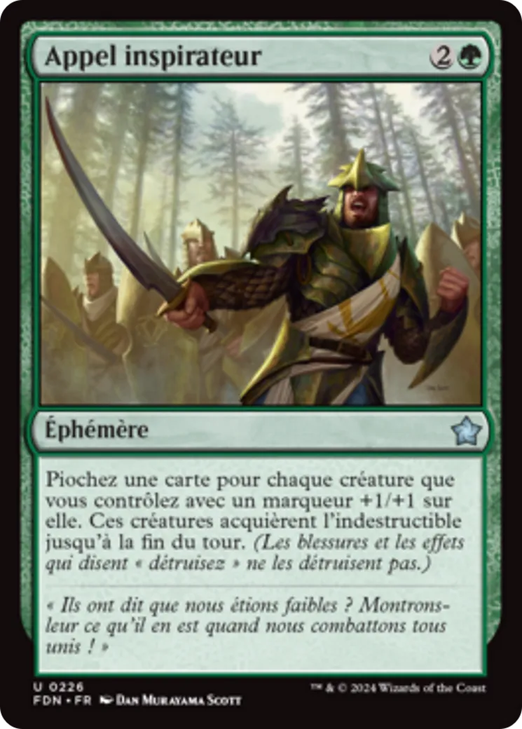 Appel inspirateur — Foundations — Magic: The Gathering