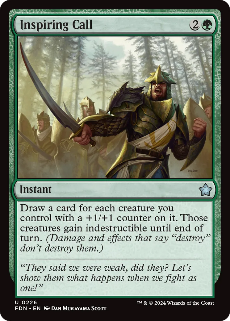 Inspiring Call — Foundations — Magic: The Gathering