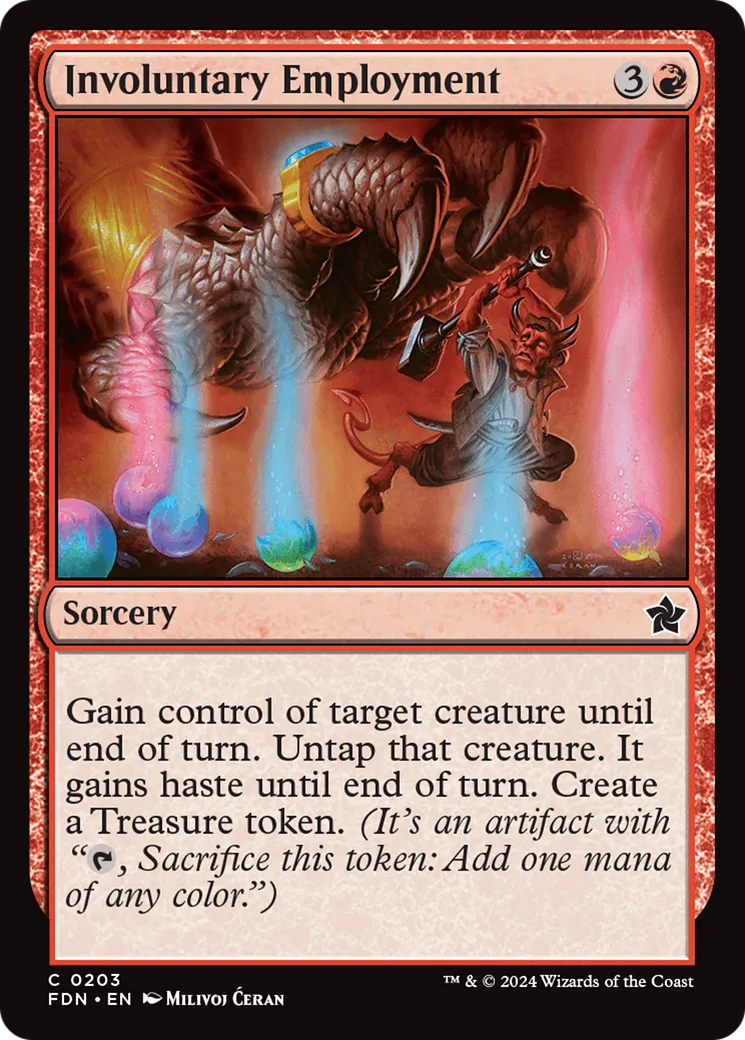 Emploi involontaire — Foundations — Magic: The Gathering